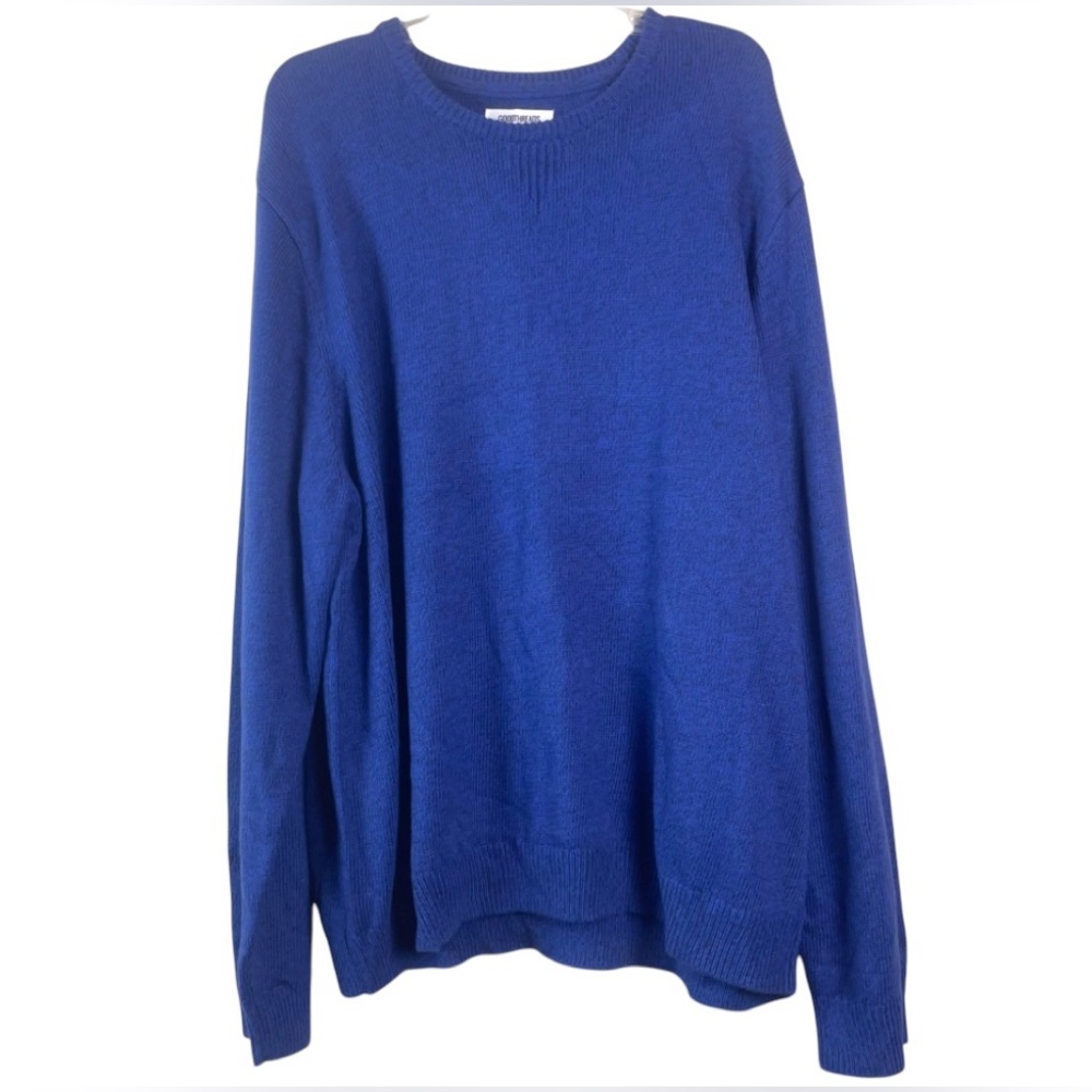 Goodthreads Men Blue & Black Heathered Sweater Size XXXL